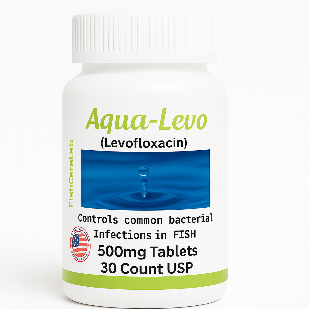 Fish Levofloxacin 500mg – 30 Count | Thomas Labs Antibiotic
