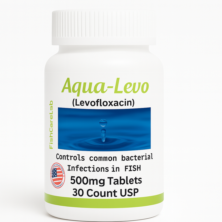 Fish Levofloxacin 500mg – 30 Count | Thomas Labs Antibiotic