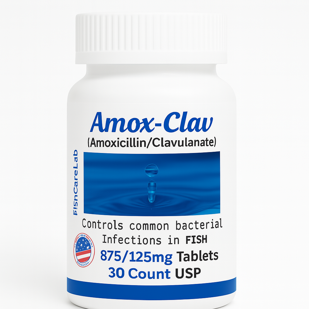 Fish Amoxicillin Clavulanate 875/125mg – 30 Count | Thomas Labs