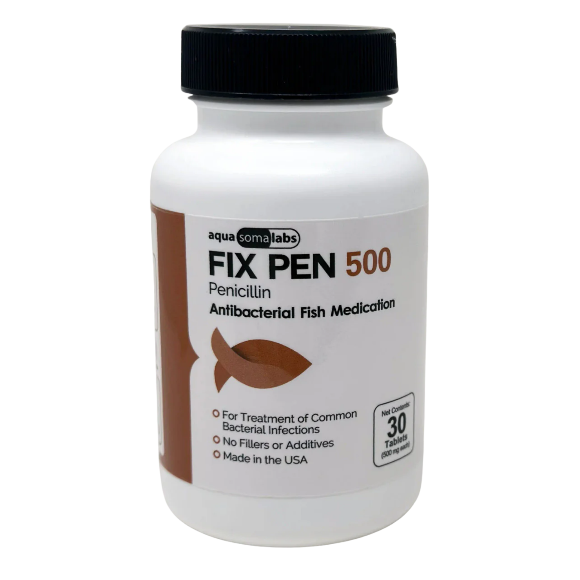 fishbiotic penicillin - fish pen forte 500 mg 30 Tablets 30 - Juicy Skate