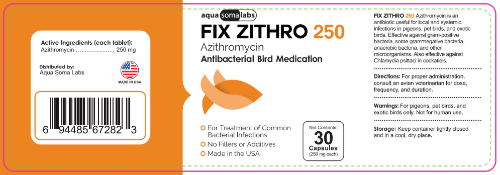 Bird Zithro 250mg - 30ct. tablets
