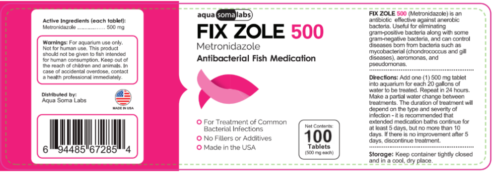 Fish Zole 500mg 100-Capsule Default Title - Juicy Skate
