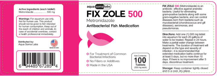 Fish Zole 500mg 100-Capsule Default Title - Juicy Skate