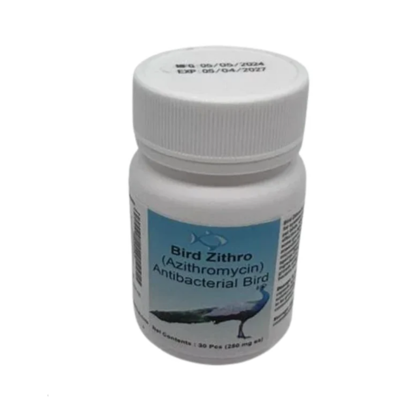 Bird Zithro - Azithromycin 250 mg Tablets (30 Count)