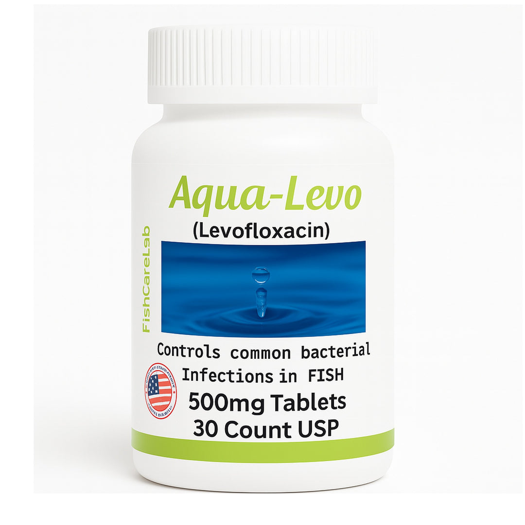 Fish Levofloxacin 500mg – 30 Count | Thomas Labs Antibiotic