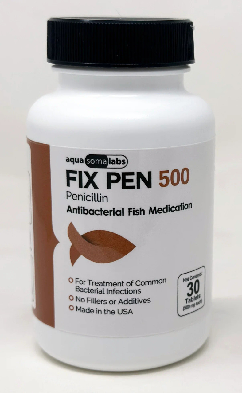 Fish Penicillin fish Aid Antibiotics 500 mg 30 Tablets