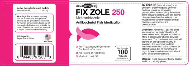 Fish Zole 250mg 100-Capsule Default Title - Juicy Skate